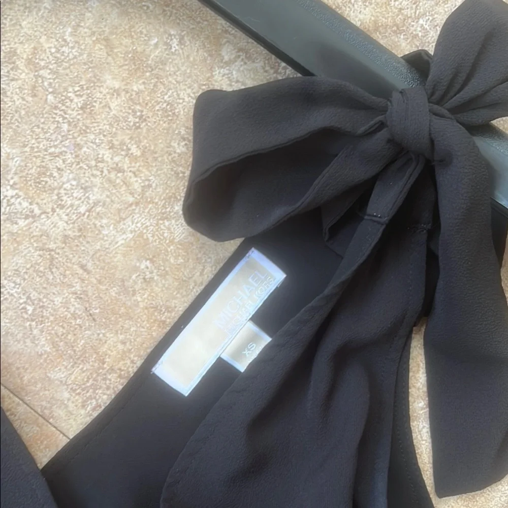 Michael Kors Black Pull On Cropped Jumpsuit - Picture 6 of 6